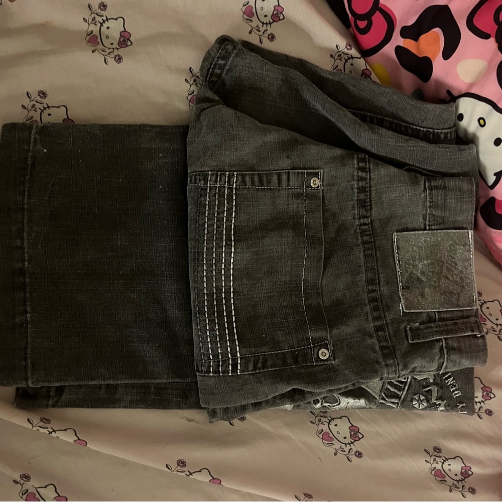 Gray Denim Jeans